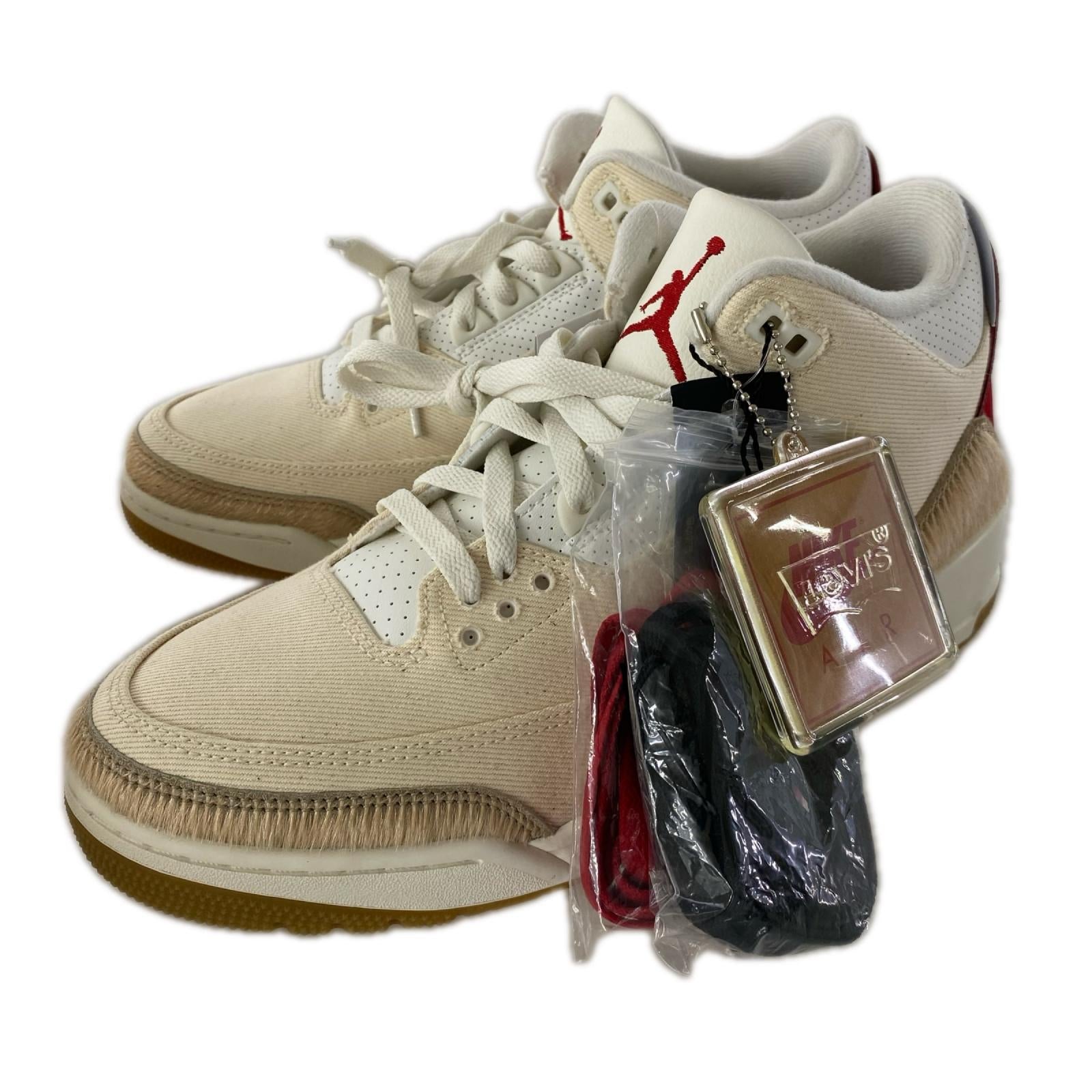 スニーカー Air Jordan 3 Retro SP Ecru Denim IR0910-400 28cm (US10 UK9 1/2 EU46) ベージュ