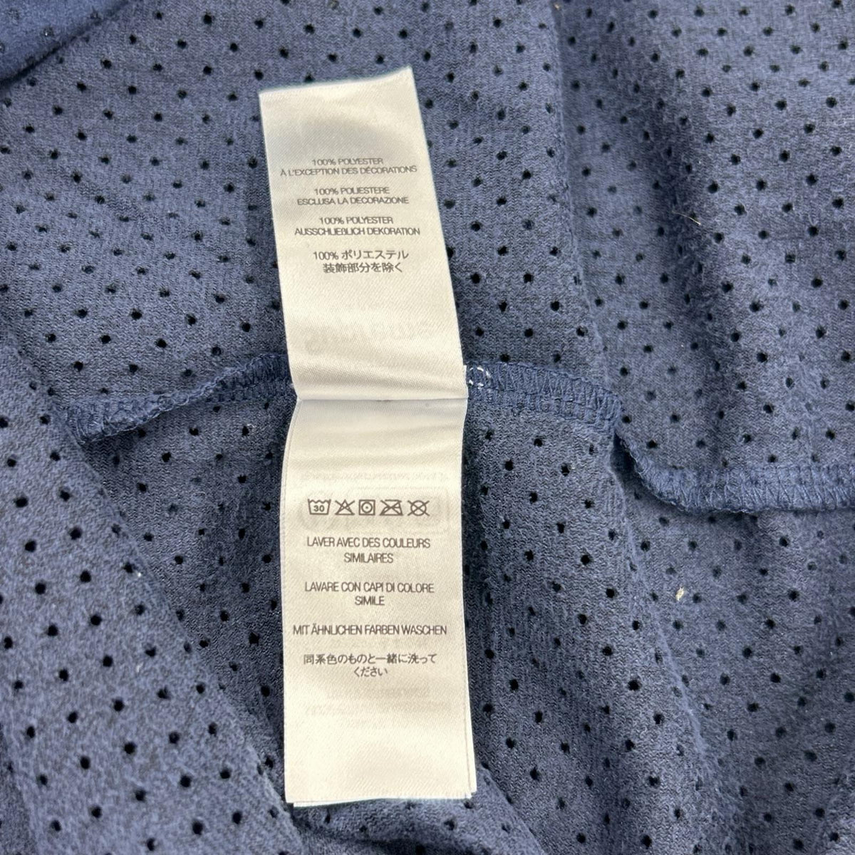 半袖シャツ 24SS Ultrasuede Mesh Baseball Jersey L L ネイビー