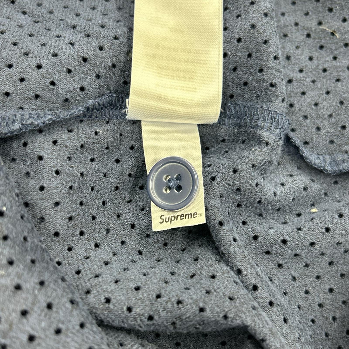 半袖シャツ 24SS Ultrasuede Mesh Baseball Jersey L L ネイビー