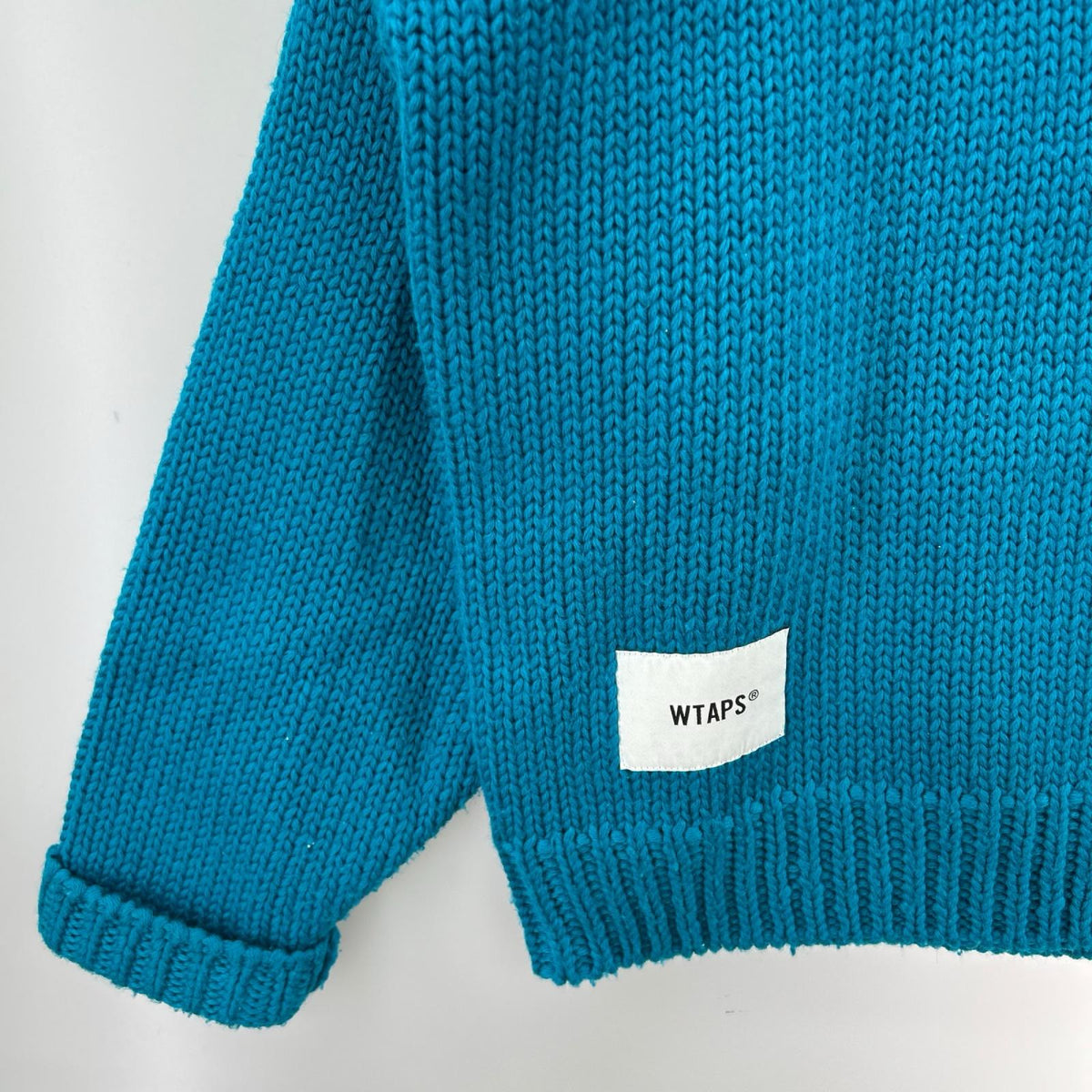 ニット INGREDIENT SWEATER POLY 厚手 ﾌﾞﾙｰ (2) 2 ブルー