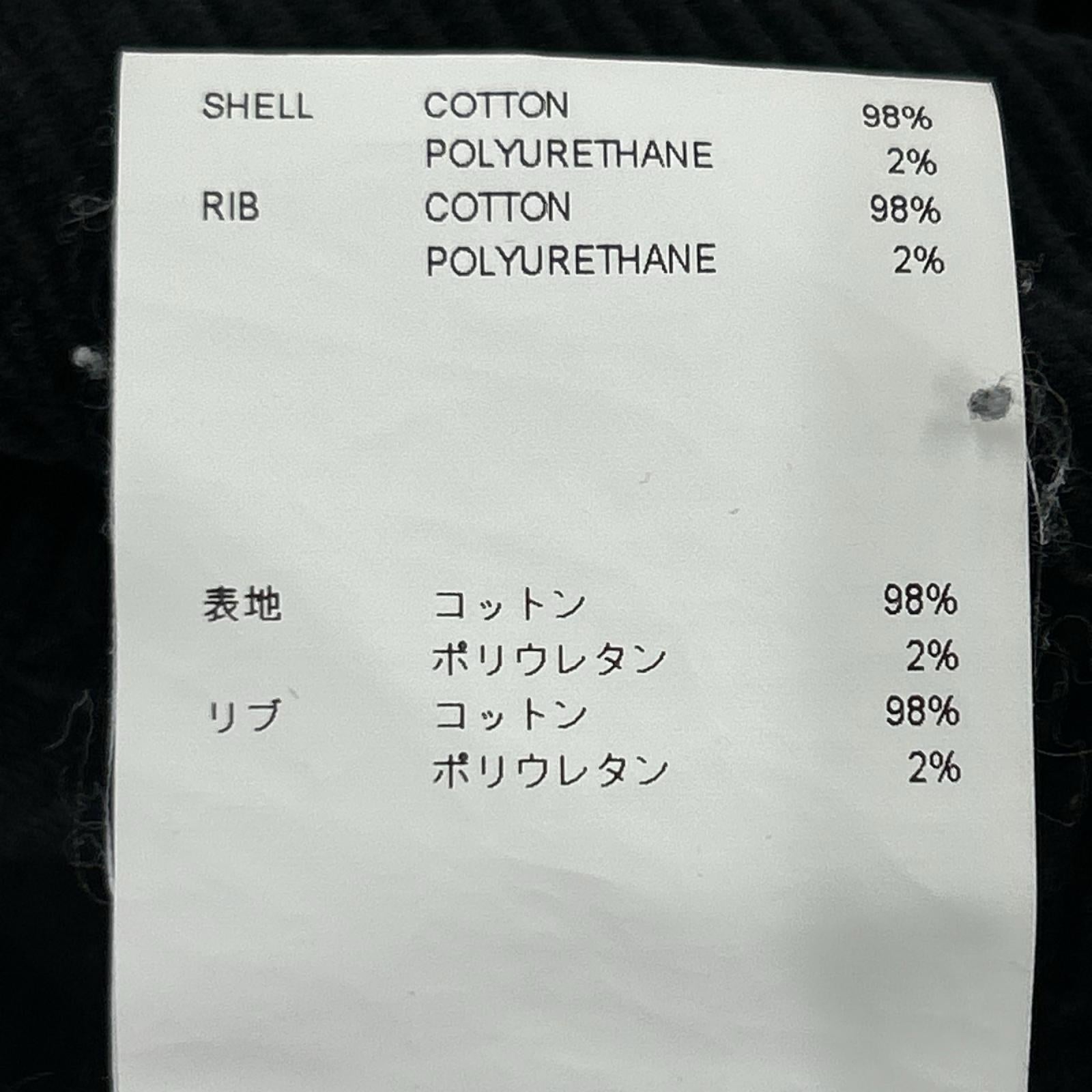 スウェット 22AW LONG LIVE ｺｰﾃﾞｭﾛｲ ﾌﾞﾗｯｸ (2) 2 ブラック
