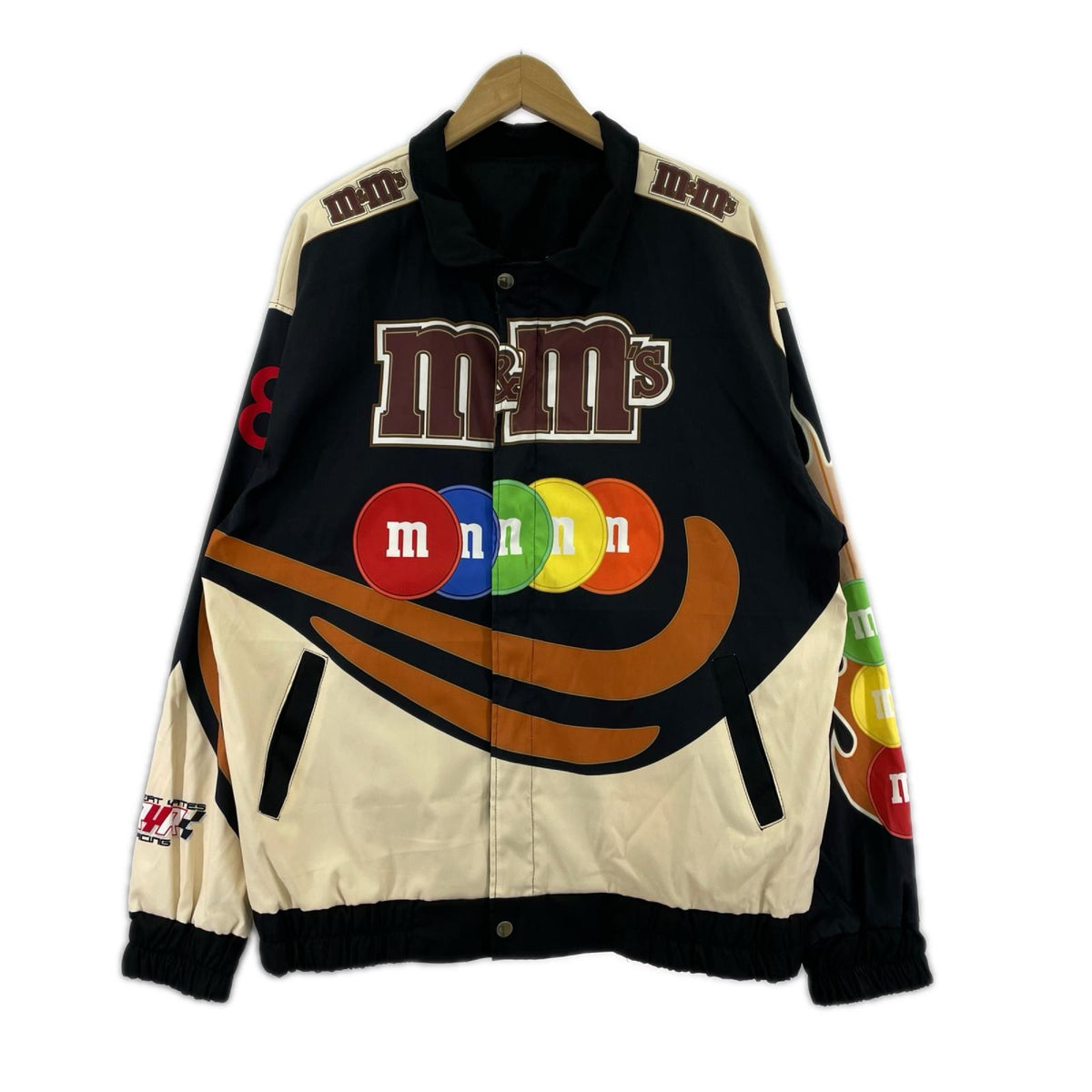 ジャケット m&m's ﾚｰｼﾝｸﾞｼﾞｬｹｯﾄ