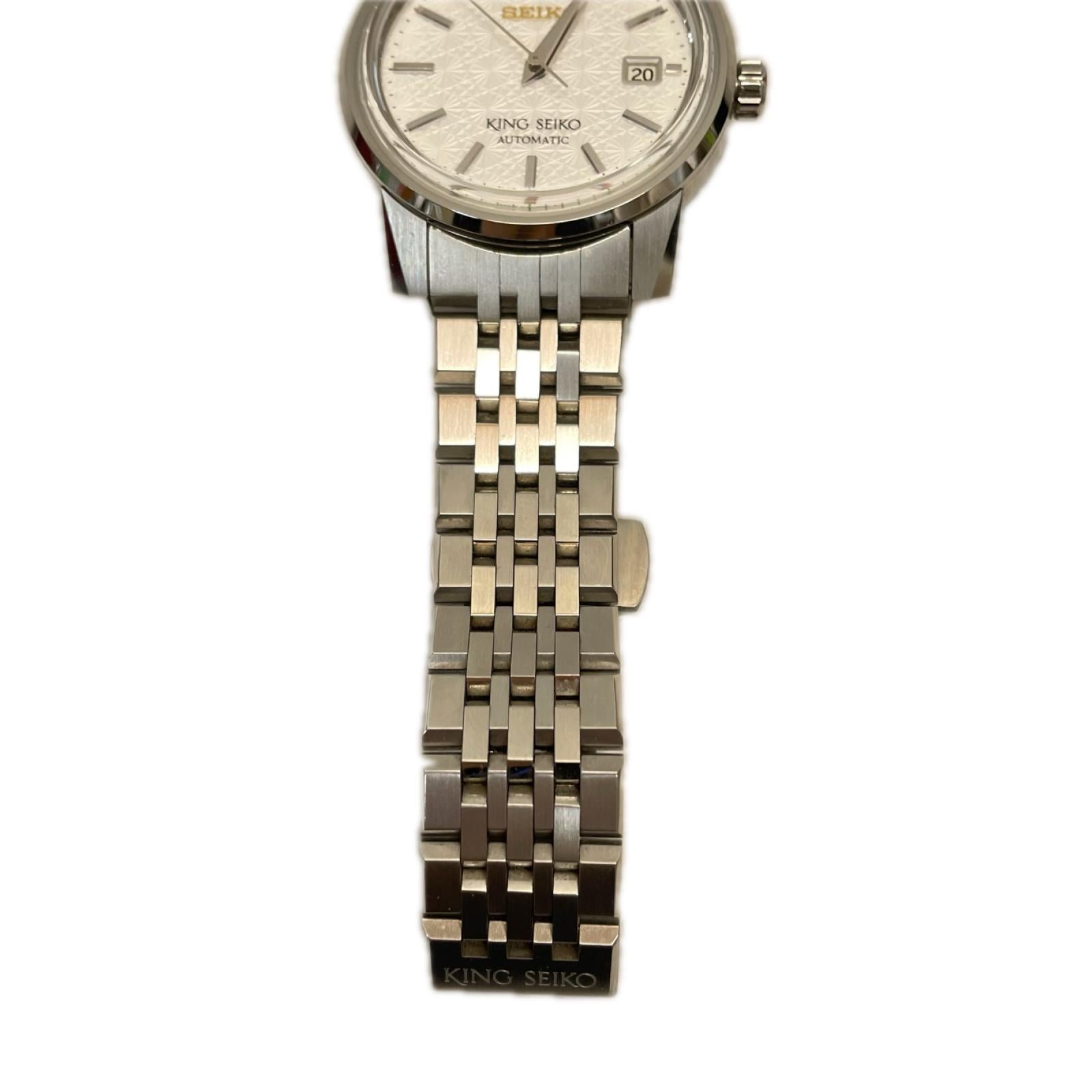 腕時計 KING SEIKO SDKA009 6L35-00H0 110周年記念モデル シルバー