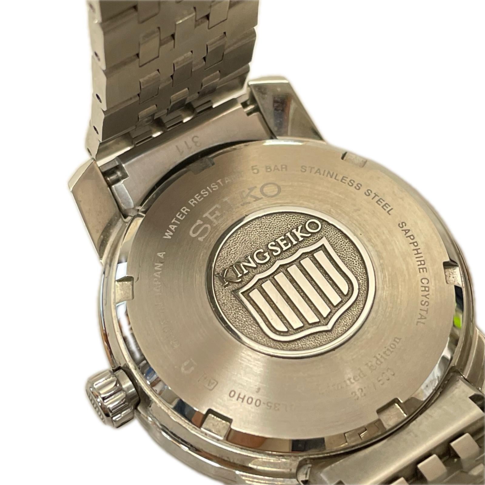 腕時計 KING SEIKO SDKA009 6L35-00H0 110周年記念モデル シルバー