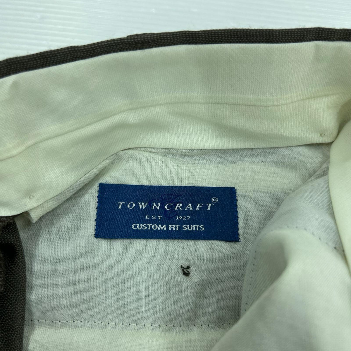 パンツ TOWNCRAFT 2ﾀｯｸ ﾄﾗｳｻﾞｰｽ ブラウン