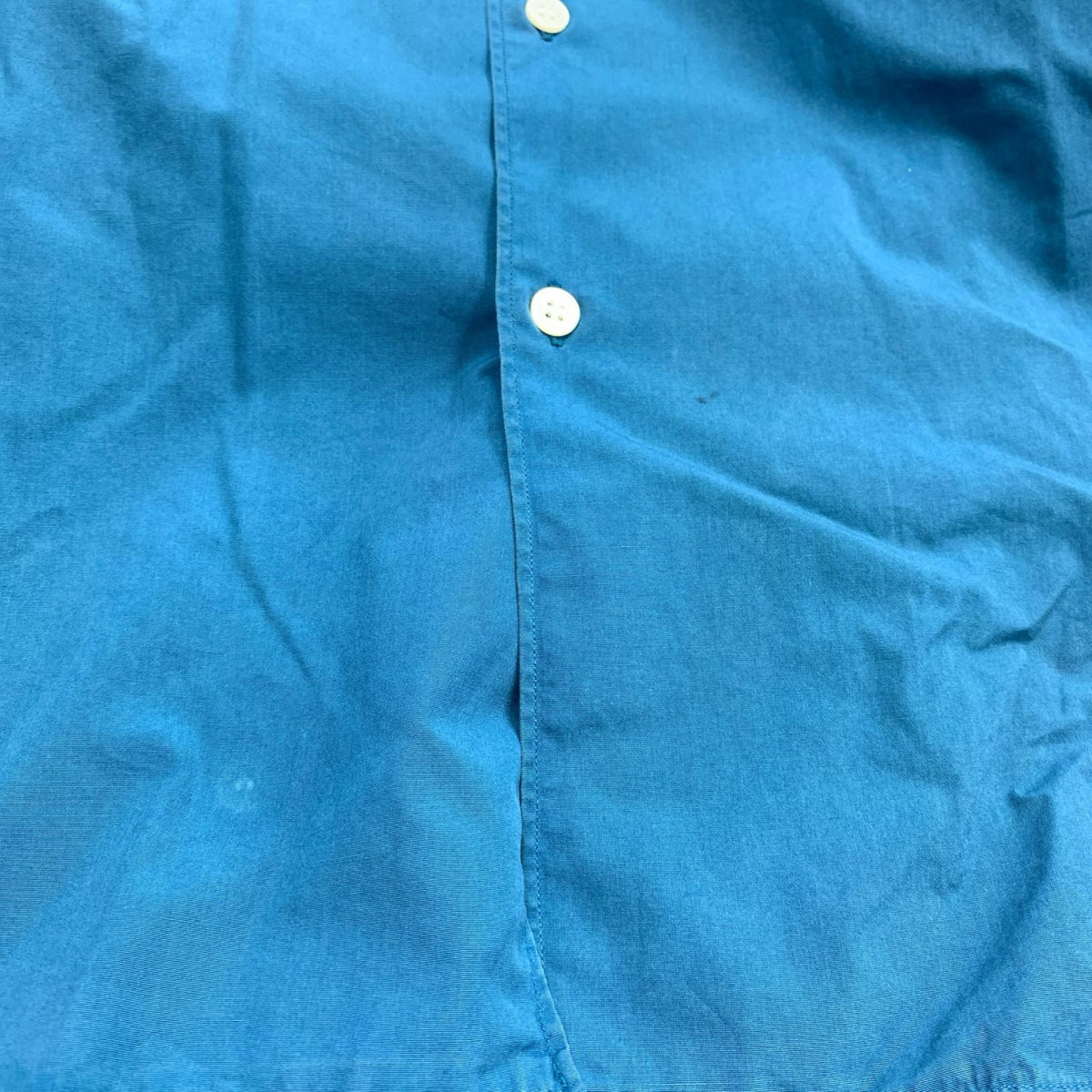 半袖シャツ COMME des GARCONS SHIRT ﾌﾗﾝｽ製 ｺｯﾄﾝｵｰﾌﾟﾝｶﾗｰｼｬﾂ S ﾀｰｺｲｽﾞ S