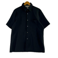半袖シャツ COMME des GARCONS SHIRT ﾎﾟﾘｺｯﾄﾝ S/Sｼｬﾂ M ﾌﾞﾗｯｸ M ブラック