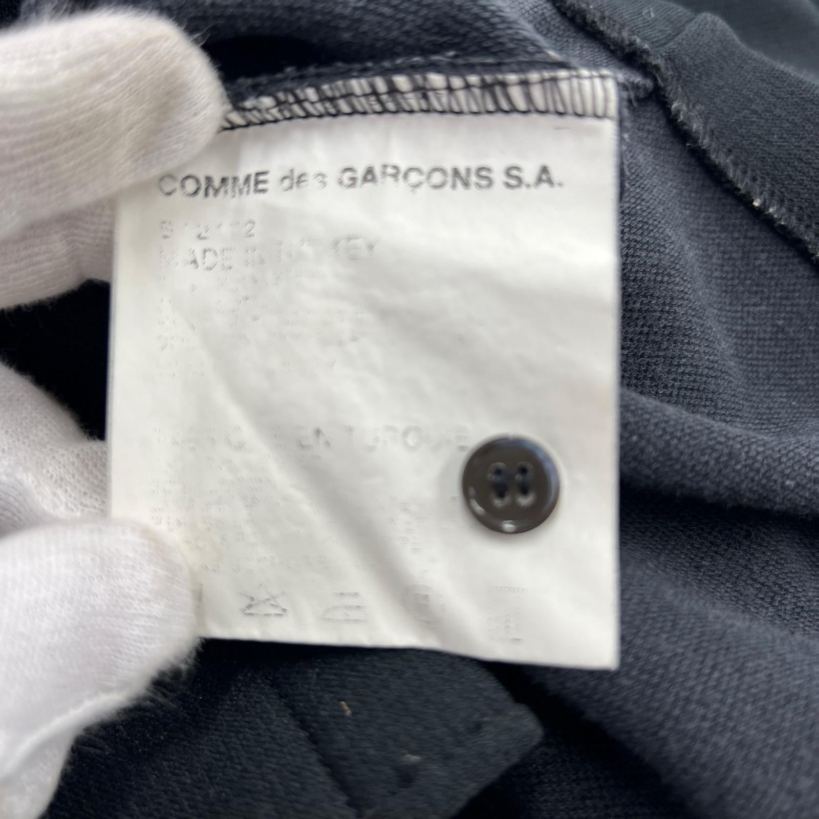 半袖シャツ COMME des GARCONS SHIRT ﾎﾟﾘｺｯﾄﾝ S/Sｼｬﾂ M ﾌﾞﾗｯｸ M ブラック