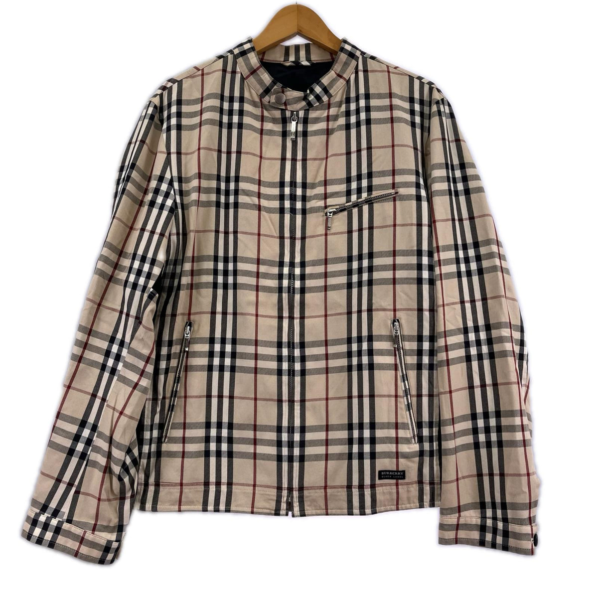 ジャケット BURBERRY BLACK LABEL ﾉﾊﾞﾁｪｯｸﾌﾞﾙｿﾞﾝ ﾍﾞｰｼﾞｭ BMP91-106-42 (L) L ベージュ