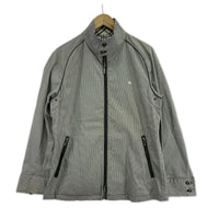 ジャケット BURBERRY BLACK LABEL 千鳥柄 ｽｲﾝｸﾞﾄｯﾌﾟｼﾞｬｹｯﾄ BMP92-611-05 ｸﾞﾚｰ (L) L ブラック