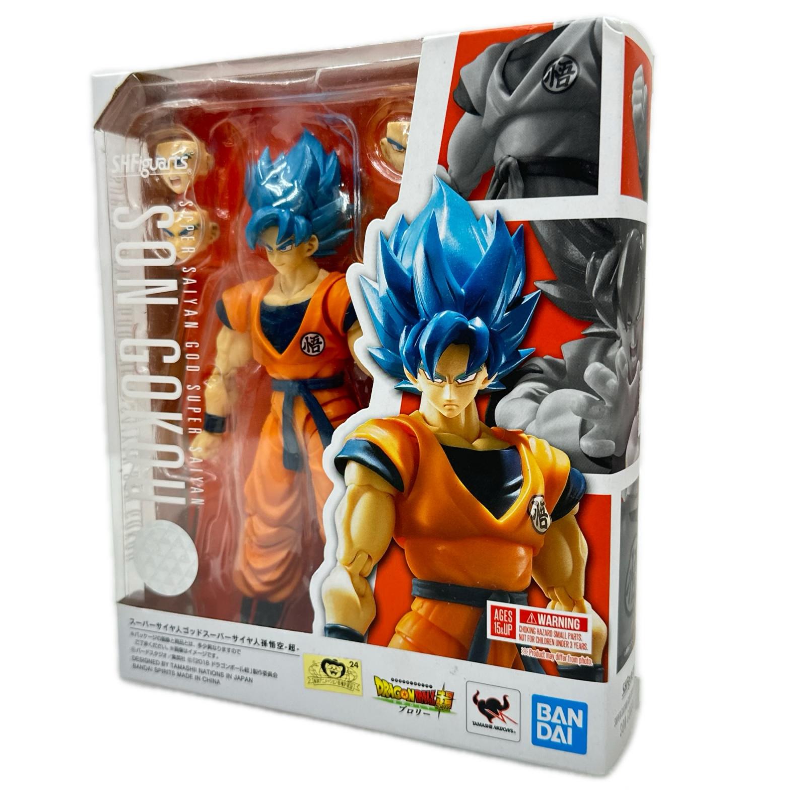 DB　S.H.Figuarts　スーパーサイヤ人ゴッドスーパーサイヤ人孫悟空 ドラゴンボール超 ブロリー バンダイ フィギュア/グッズ