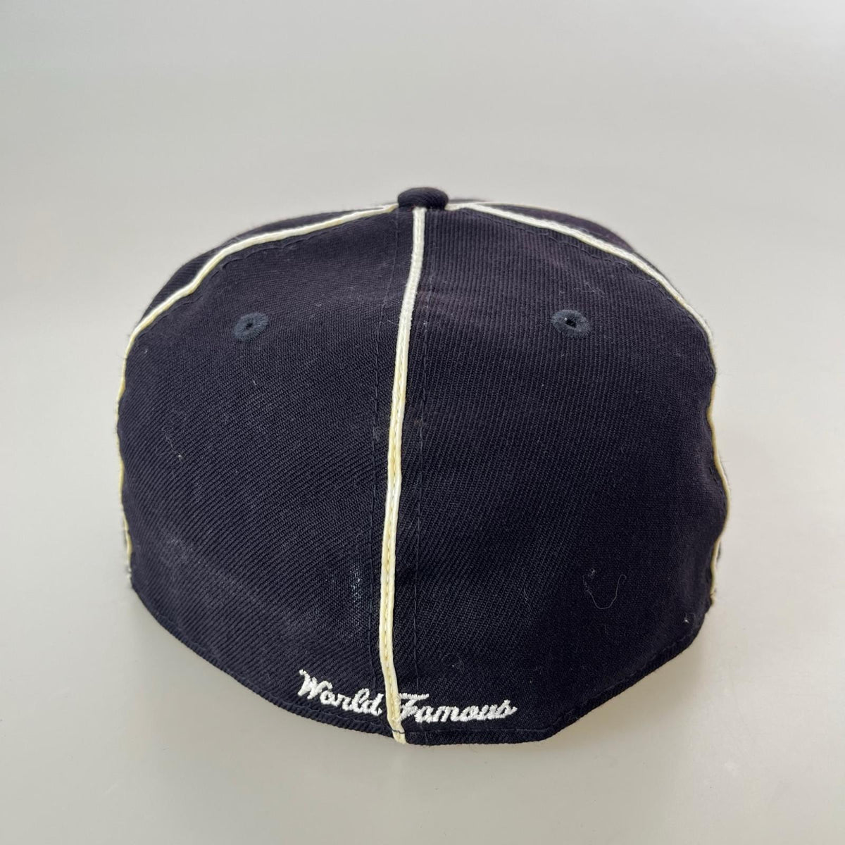 キャップ ×NEW ERA 17SS BOX LOGO PIPING CAP ネイビー
