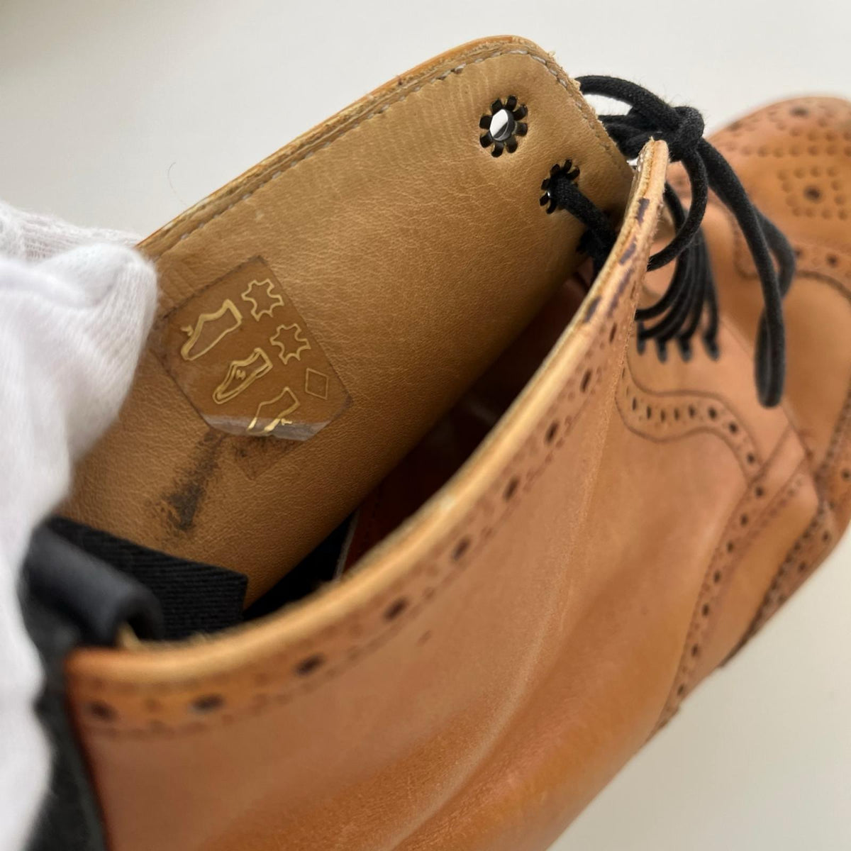 ブーツ GRENSON ｳｲﾝｸﾞﾁｯﾌﾟ ブラウン