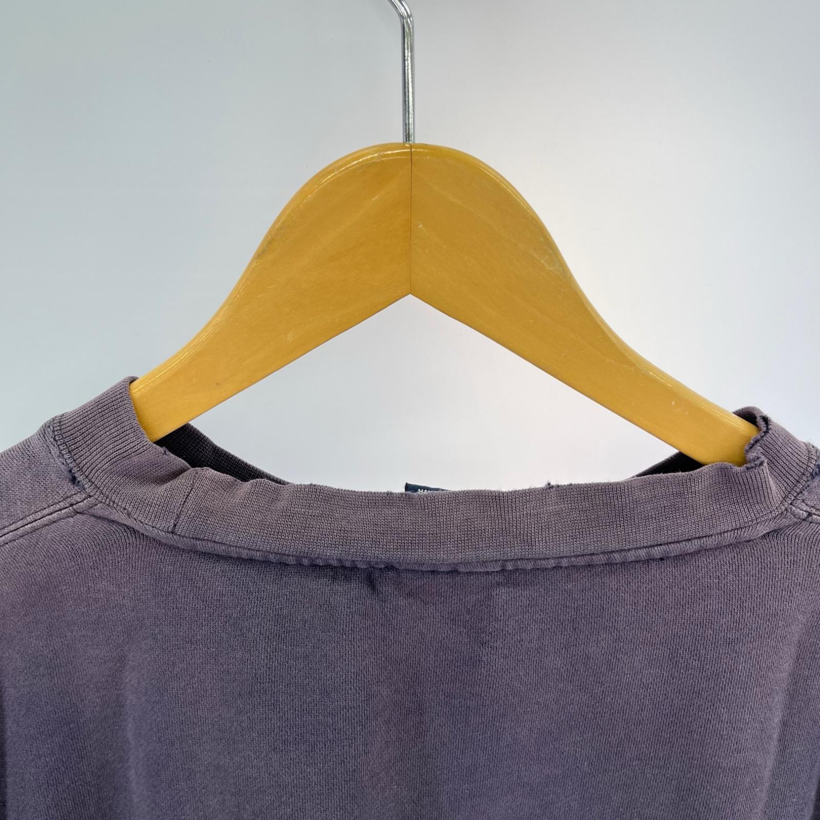 スウェット 90s ロゴ刺繍-L L ネイビー