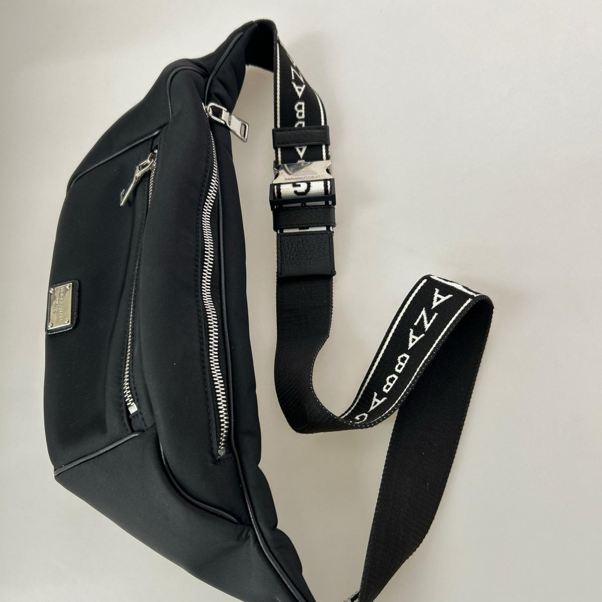 その他バッグ DOLCE&GABBANA ロゴパッチウエストバッグ BK ブラック