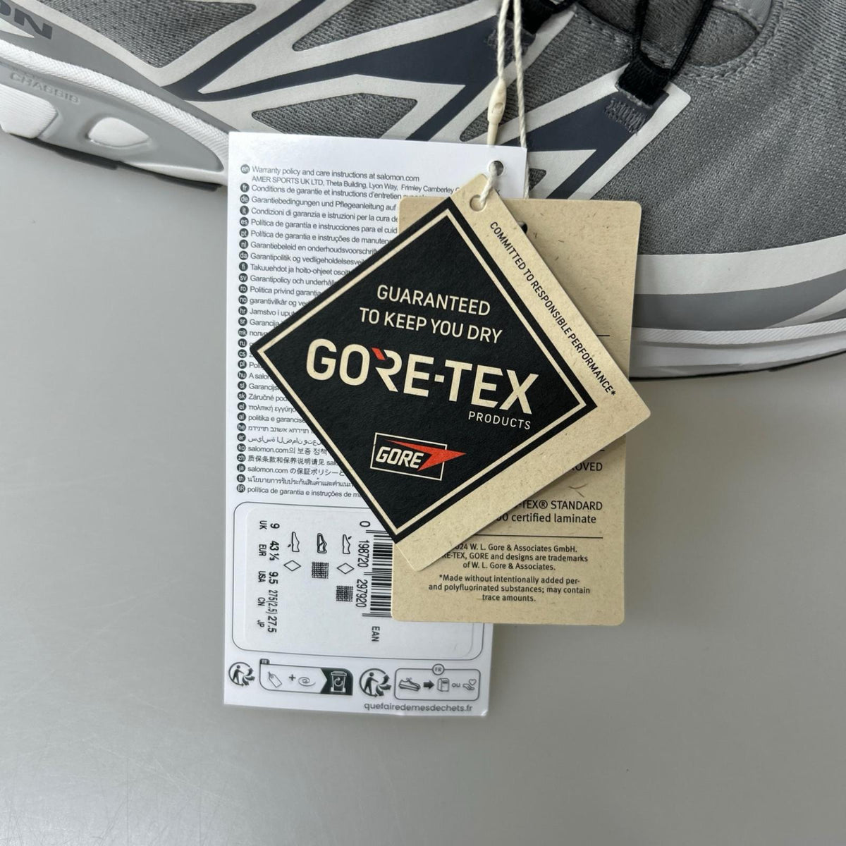 スニーカー XT-EVR GORE-TEX 27.5cm (US9 1/2 UK9 EU45) グレー