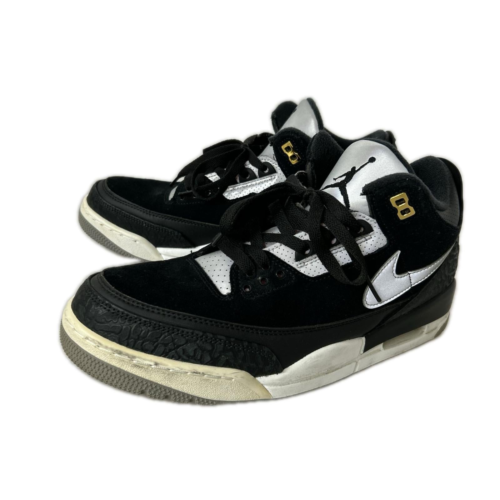 スニーカー AirJordan3 Retro Tinker Black/CementGrey 28cm (US10 UK9 1/2 EU46) ブラック