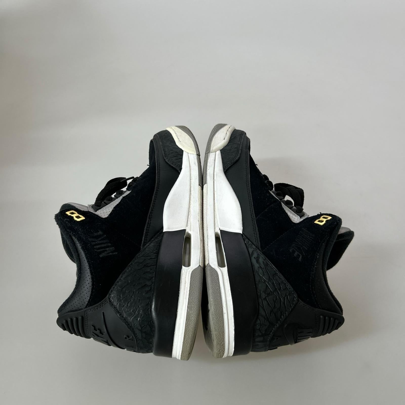 スニーカー AirJordan3 Retro Tinker Black/CementGrey 28cm (US10 UK9 1/2 EU46) ブラック