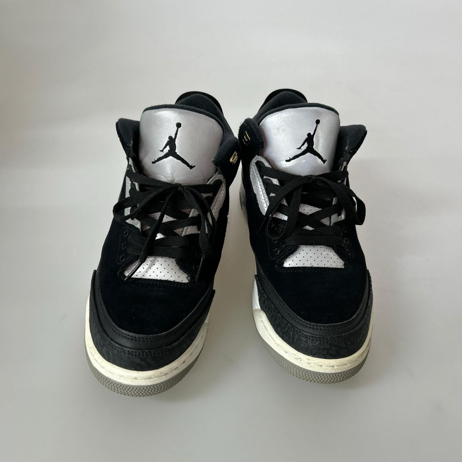 スニーカー AirJordan3 Retro Tinker Black/CementGrey 28cm (US10 UK9 1/2 EU46) ブラック