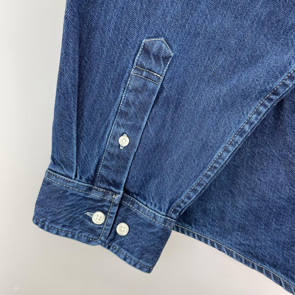 長袖シャツ SMALL BOX DENIM SHIRT (L) L