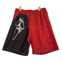 ショートパンツ GHOSTFACE MESH SHORT 赤 (M) M レッド