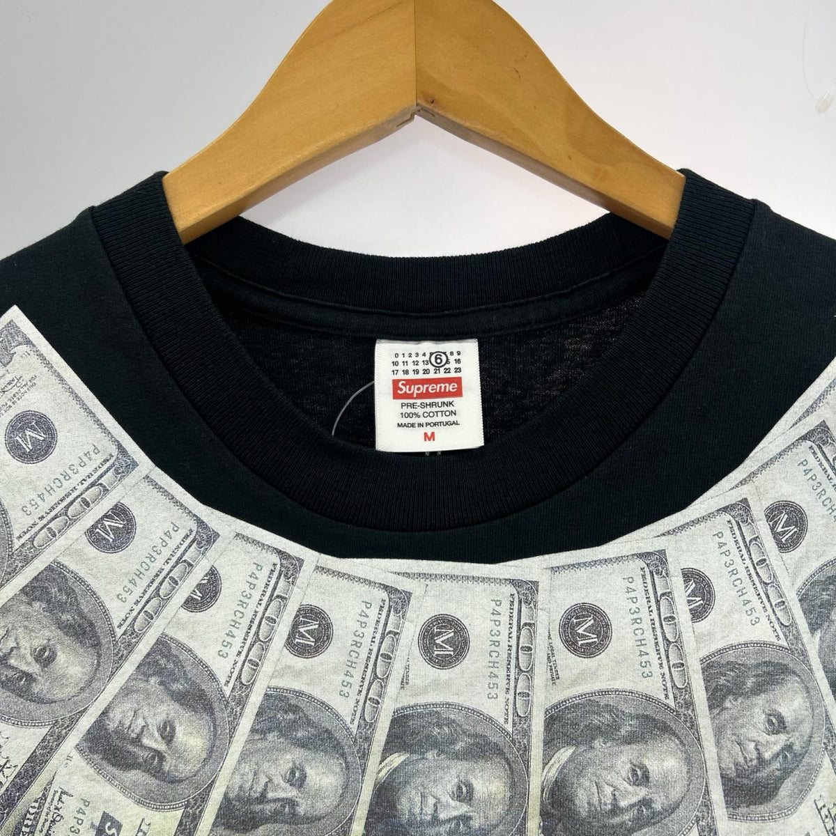 半袖Ｔシャツ MM6 Maison Margiela Money (M) M ブラック