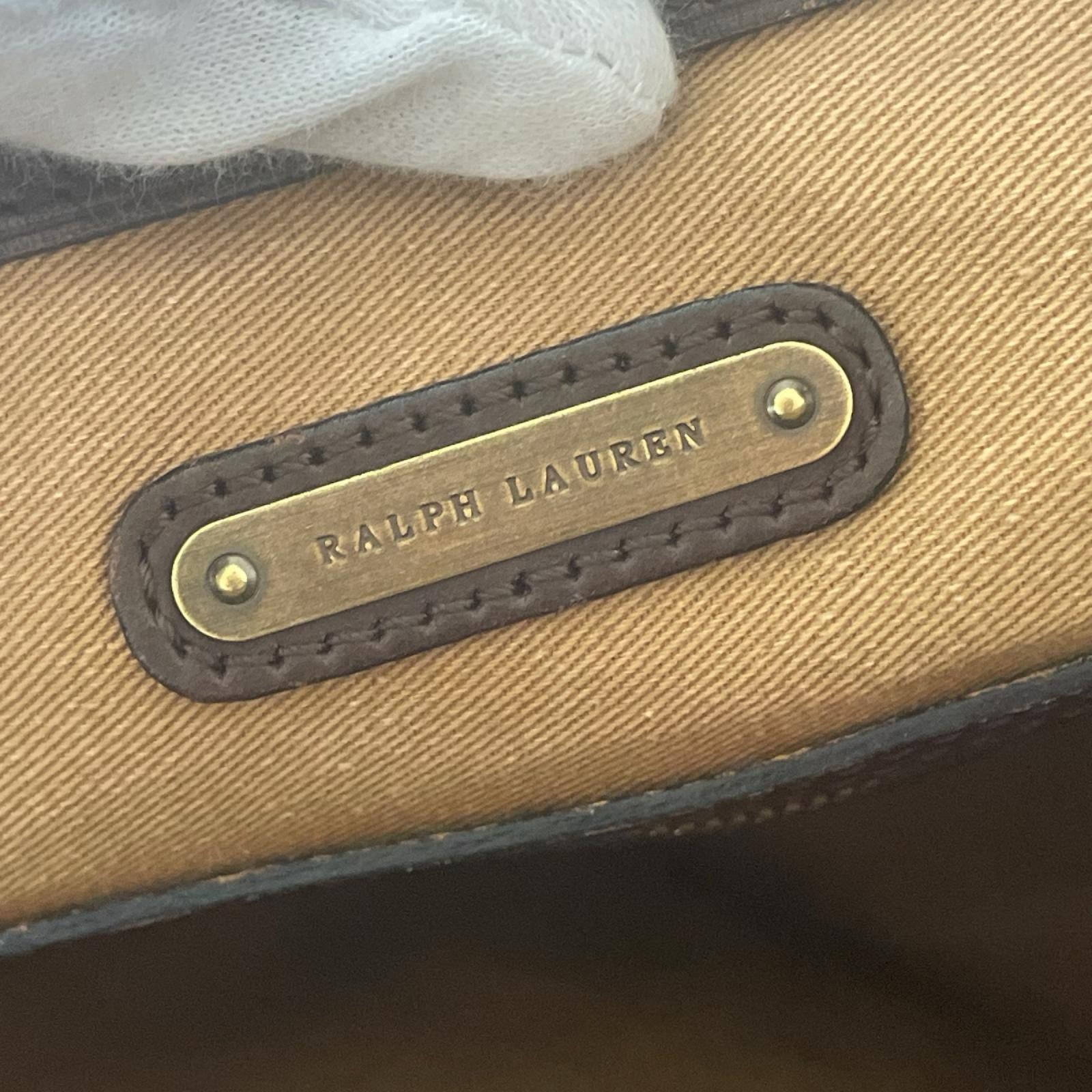 その他バッグ POLO RALPH LAUREN ﾀﾞｯｸﾞ地 ﾊﾞｯｸﾞ 茶 ブラウン
