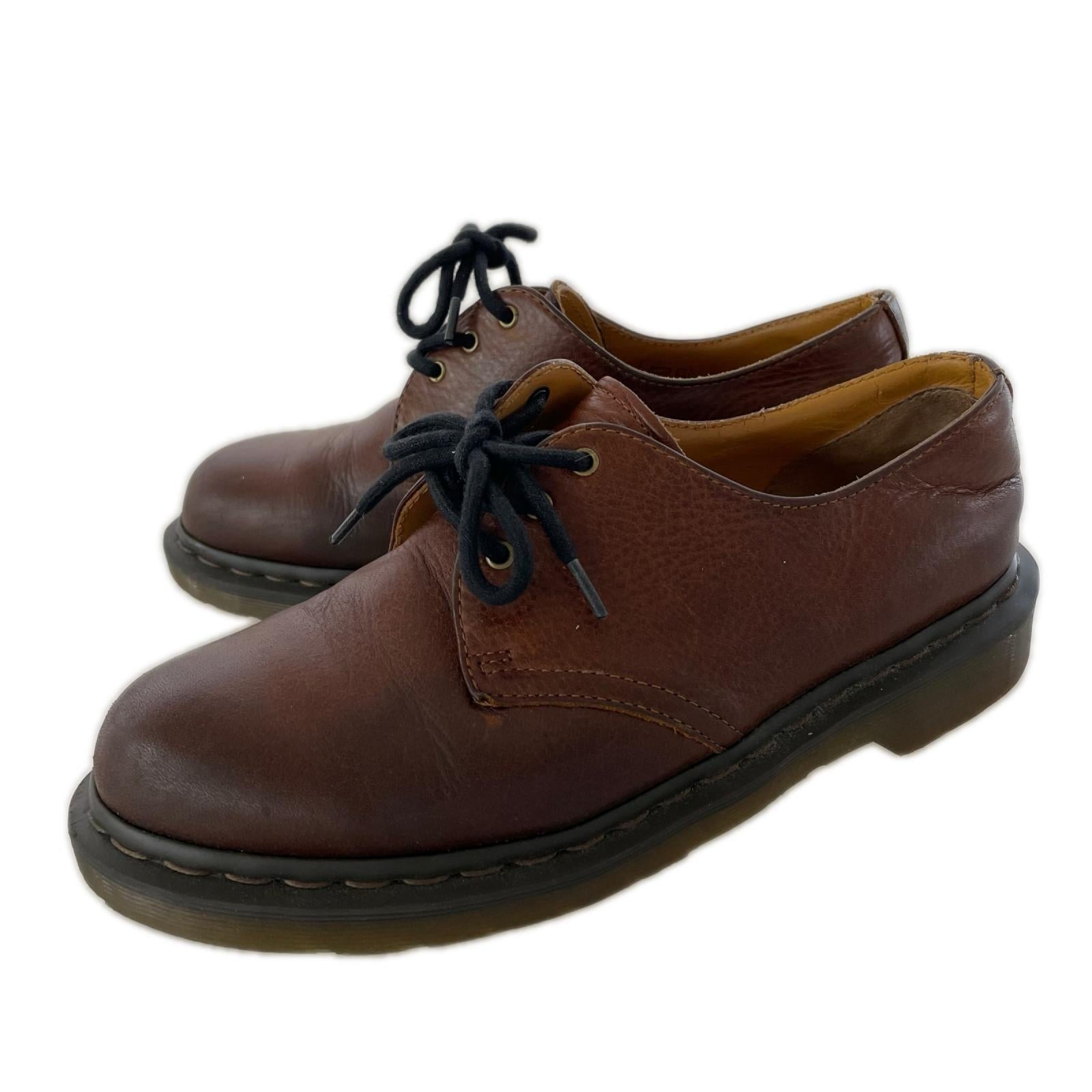 シューズ Dr.Martens 3ﾎｰﾙ ﾚｻﾞｰ 茶 AW004 (26) ブラウン
