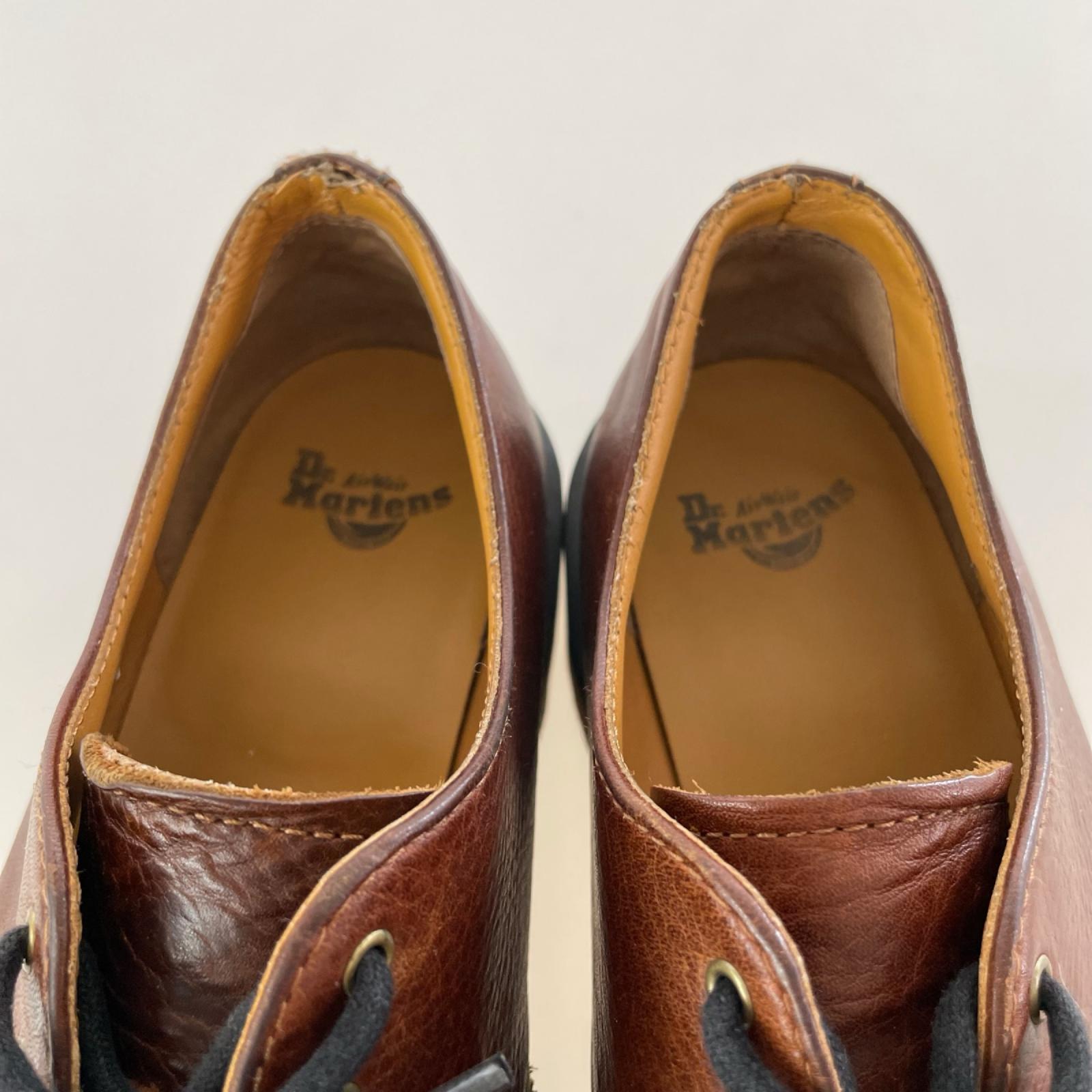 シューズ Dr.Martens 3ﾎｰﾙ ﾚｻﾞｰ 茶 AW004 (26) ブラウン