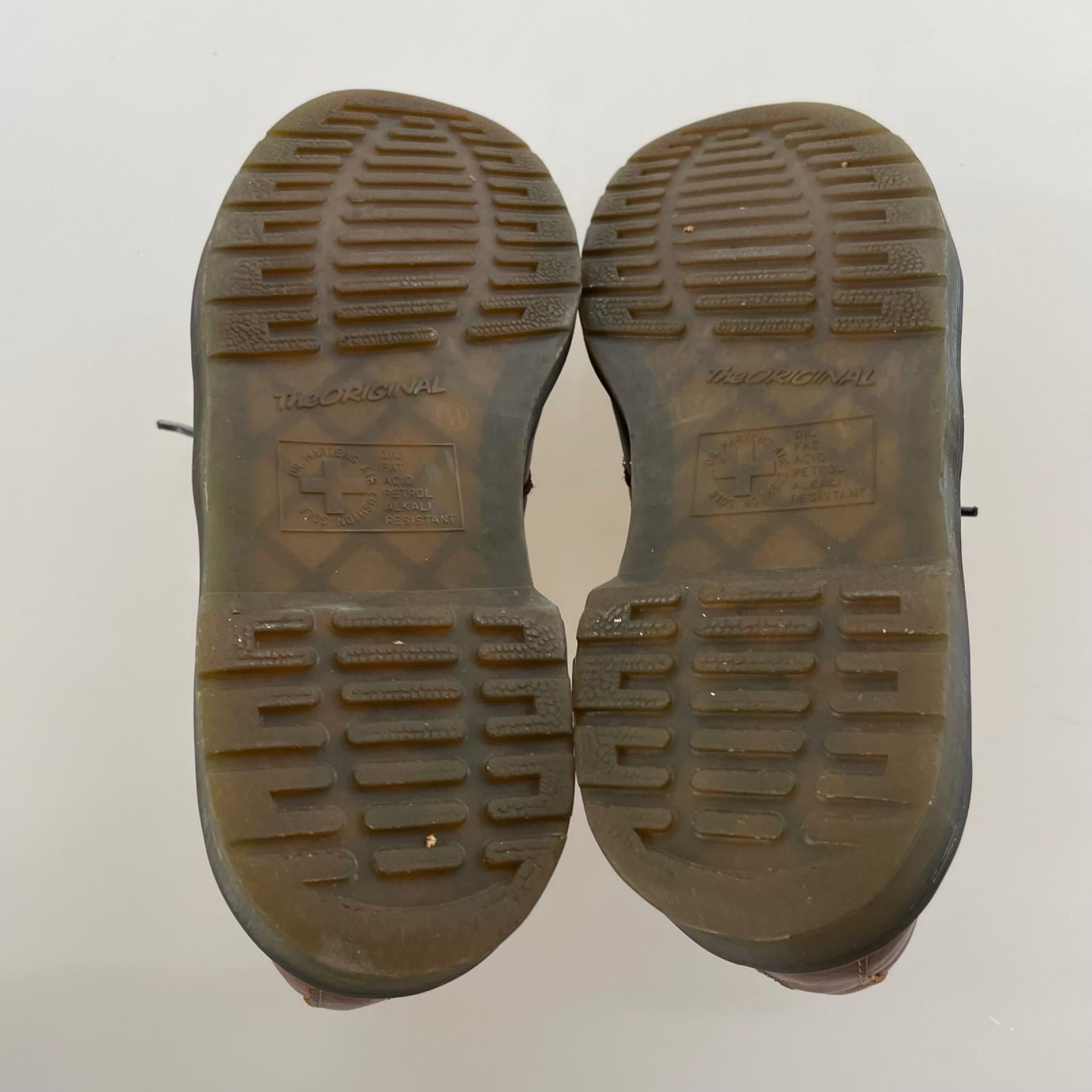 シューズ Dr.Martens 3ﾎｰﾙ ﾚｻﾞｰ 茶 AW004 (26) ブラウン