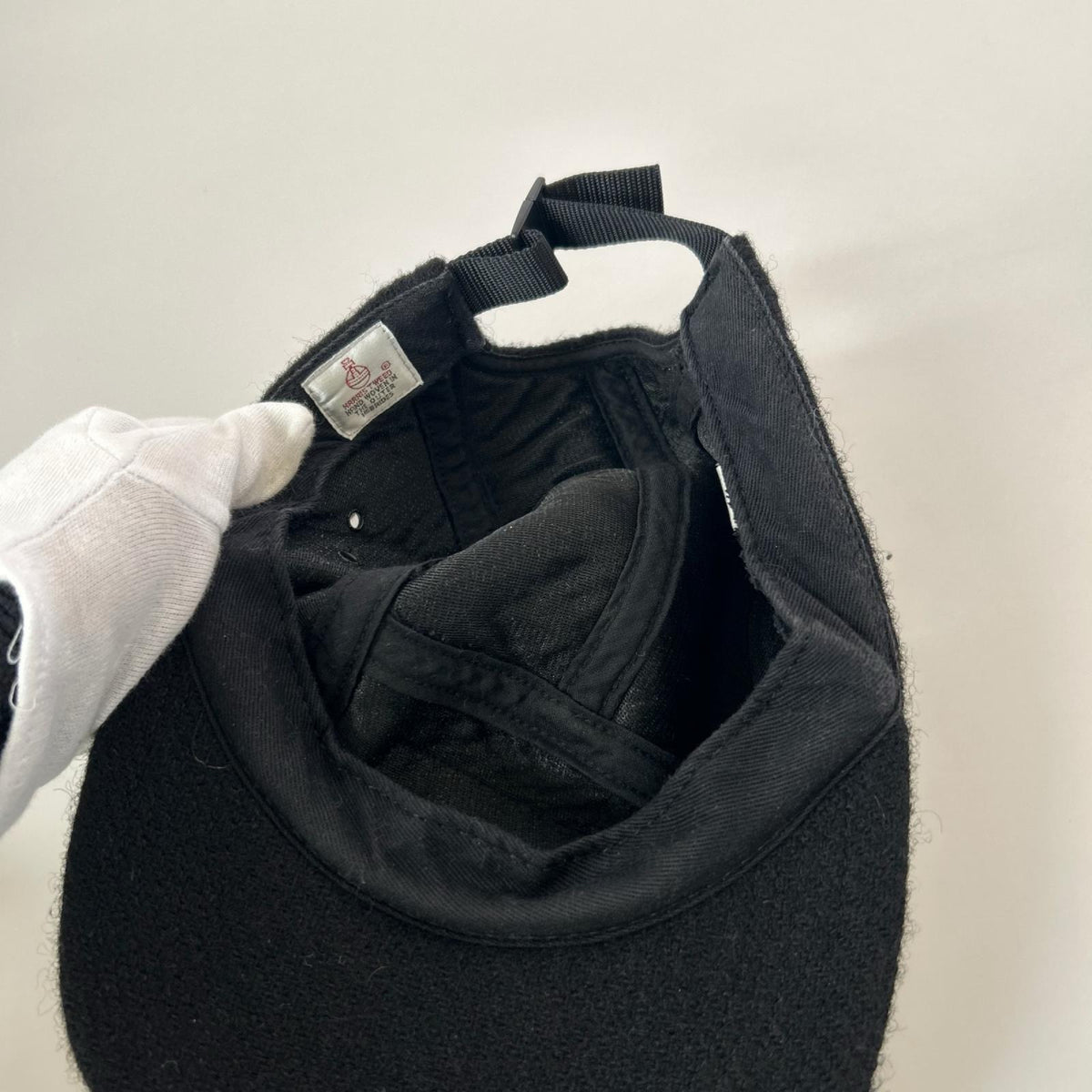 キャップ Harris Tweed Camp Cap 黒 ブラック