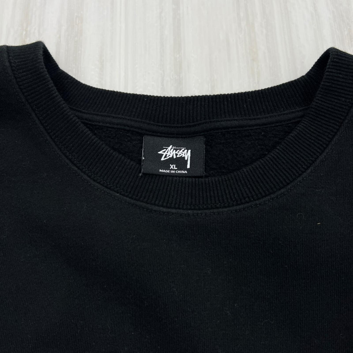 スウェット Tackle Twill Applique Crew 黒 (XL) ブラック