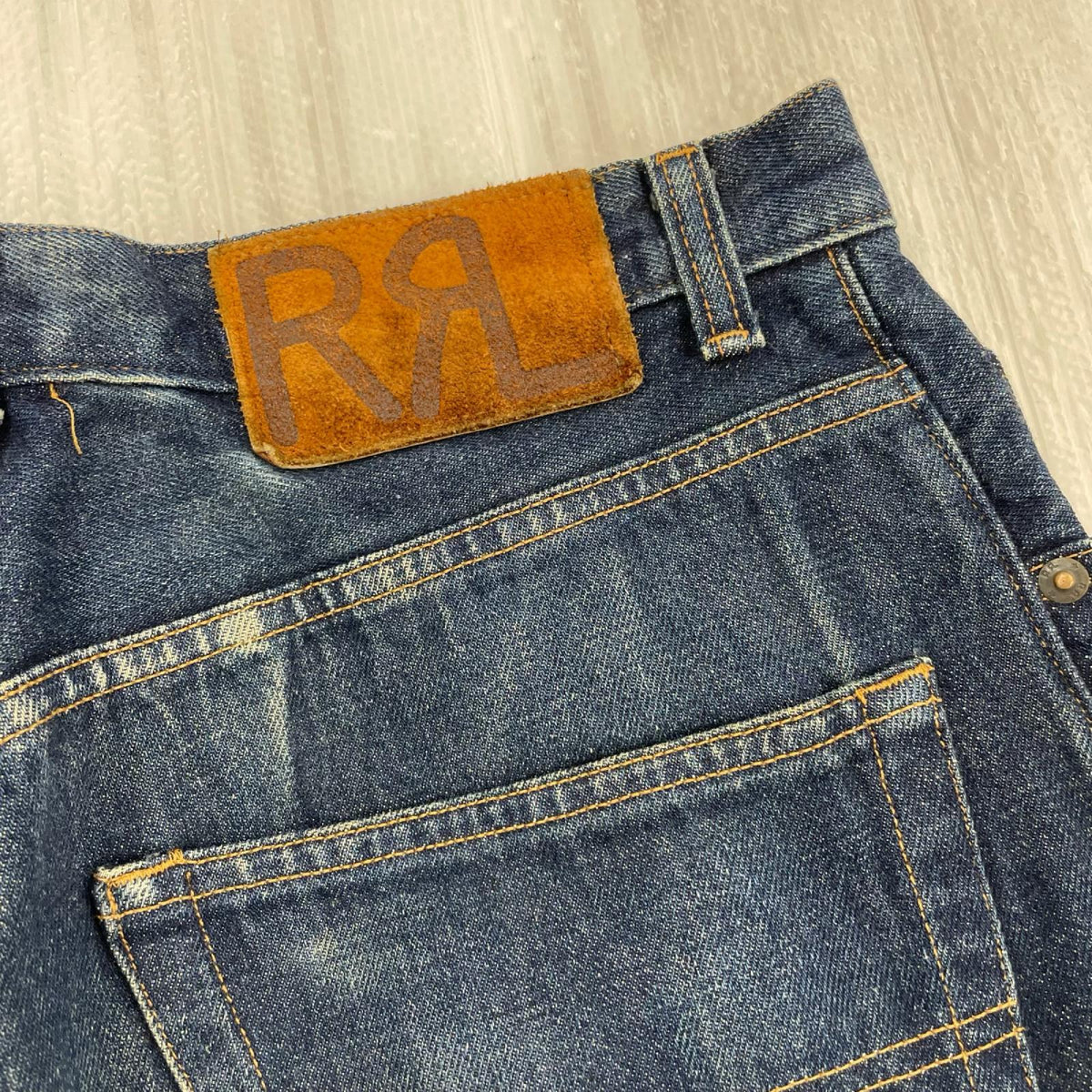 デニムパンツ RRL ボタンフライ デニム