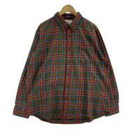 長袖シャツ ST JOHN'S BAY Check Flannel Shirt ブラウン