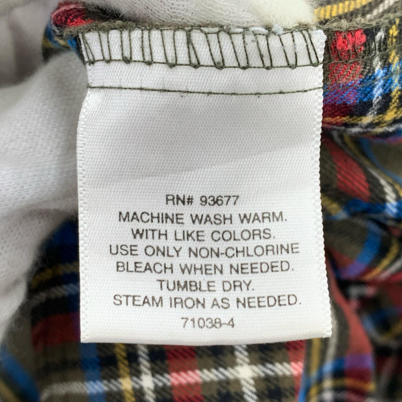 長袖シャツ ST JOHN'S BAY Check Flannel Shirt ブラウン