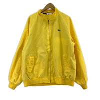 ジャケット IZOD LACOSTE 裏地ﾁｪｯｸ ｽｲﾝｸﾞﾄｯﾌﾟ XL 黄 LL イエロー