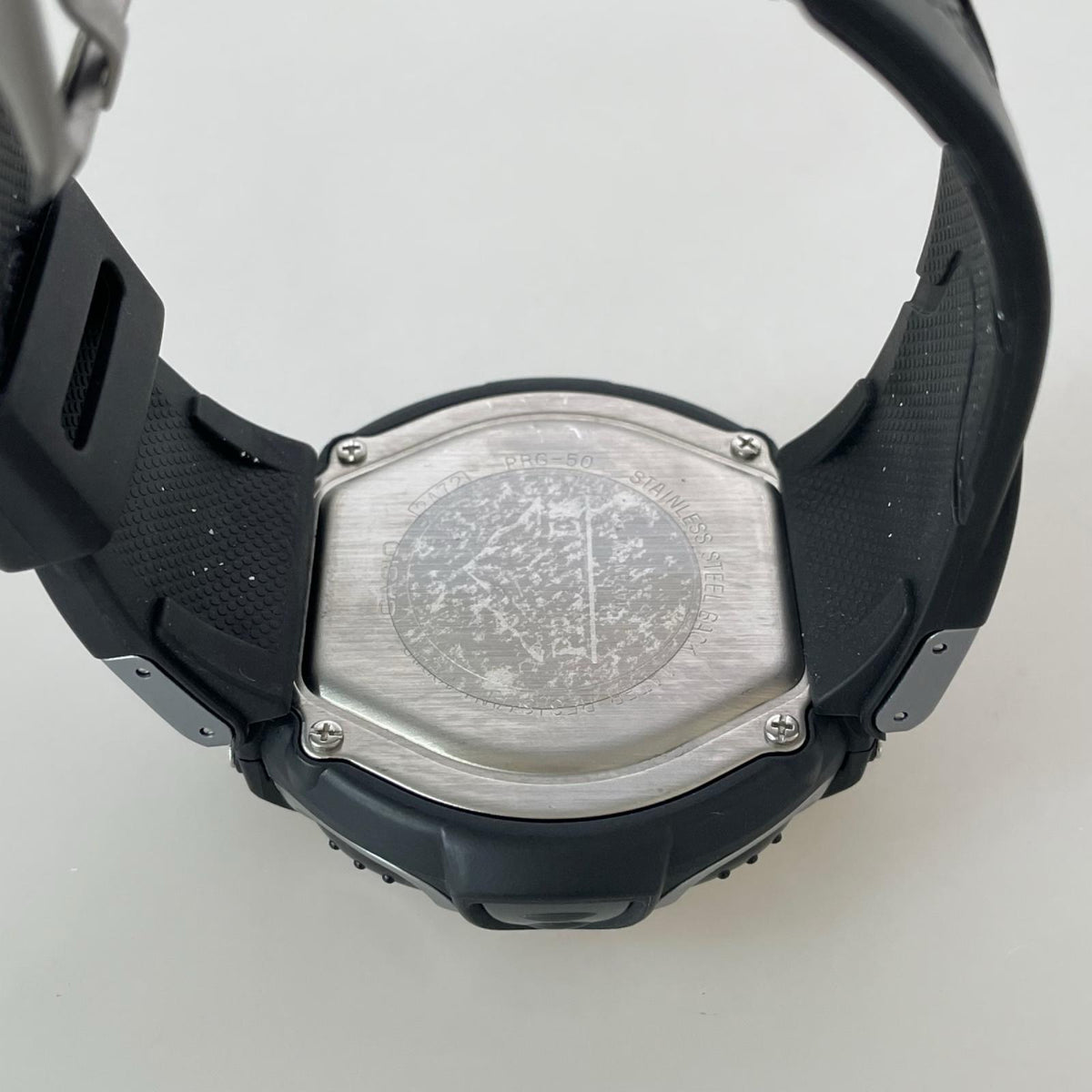腕時計 CASIO PRO TREK PRG-50 ｱｳﾄﾄﾞｱｳｫｯﾁ ﾀﾌｿｰﾗｰ ブラック