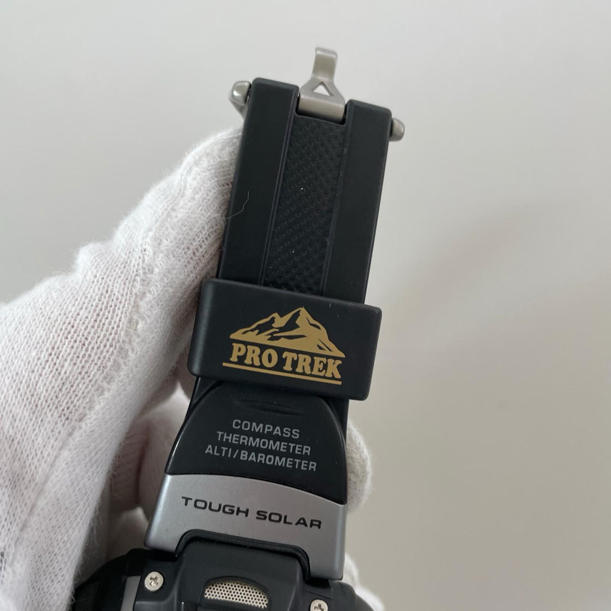 腕時計 CASIO PRO TREK PRG-50 ｱｳﾄﾄﾞｱｳｫｯﾁ ﾀﾌｿｰﾗｰ ブラック