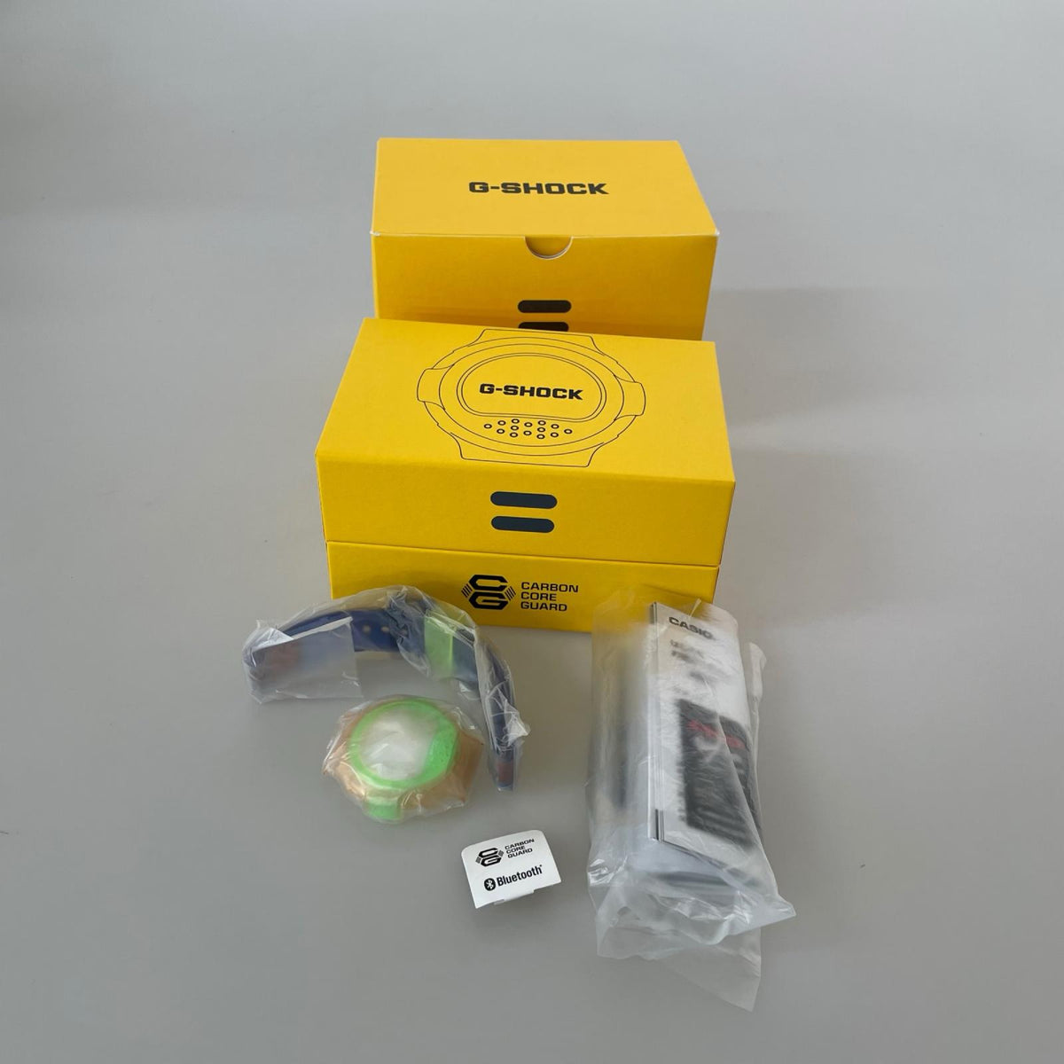 腕時計 CASIO G-SHOCK G-B001MVE-9 復刻 ｼﾞｪｲｿﾝ Bluetooth 腕時計 QZ