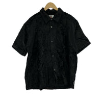 半袖シャツ 25SS ×GOODENOUGH Crushed Rayon 黒 (L) L ブラック