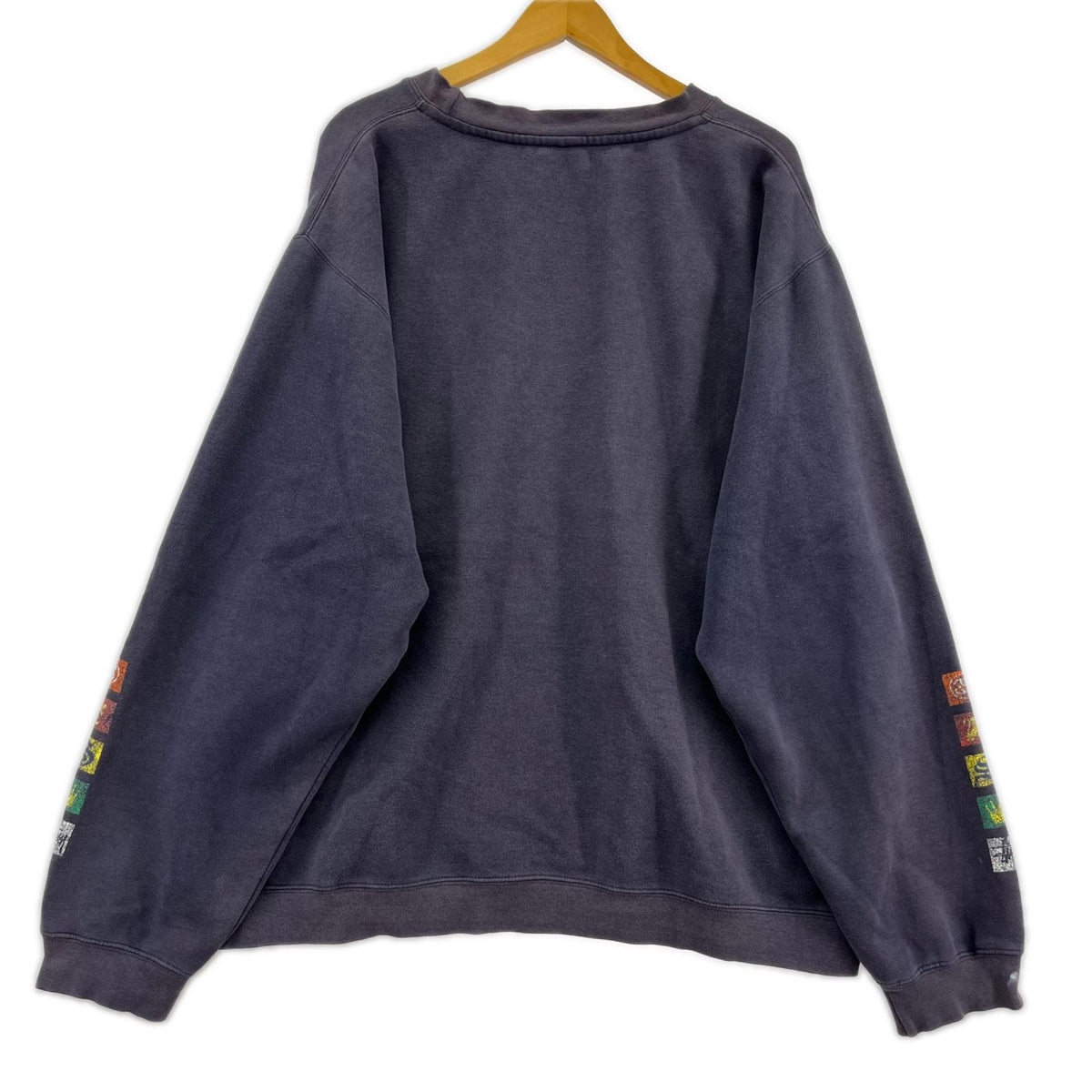 スウェット STUSSY 90s 紺ﾀｸﾞ 裏起毛ｽｳｪｯﾄ 紺 (XL) ネイビー