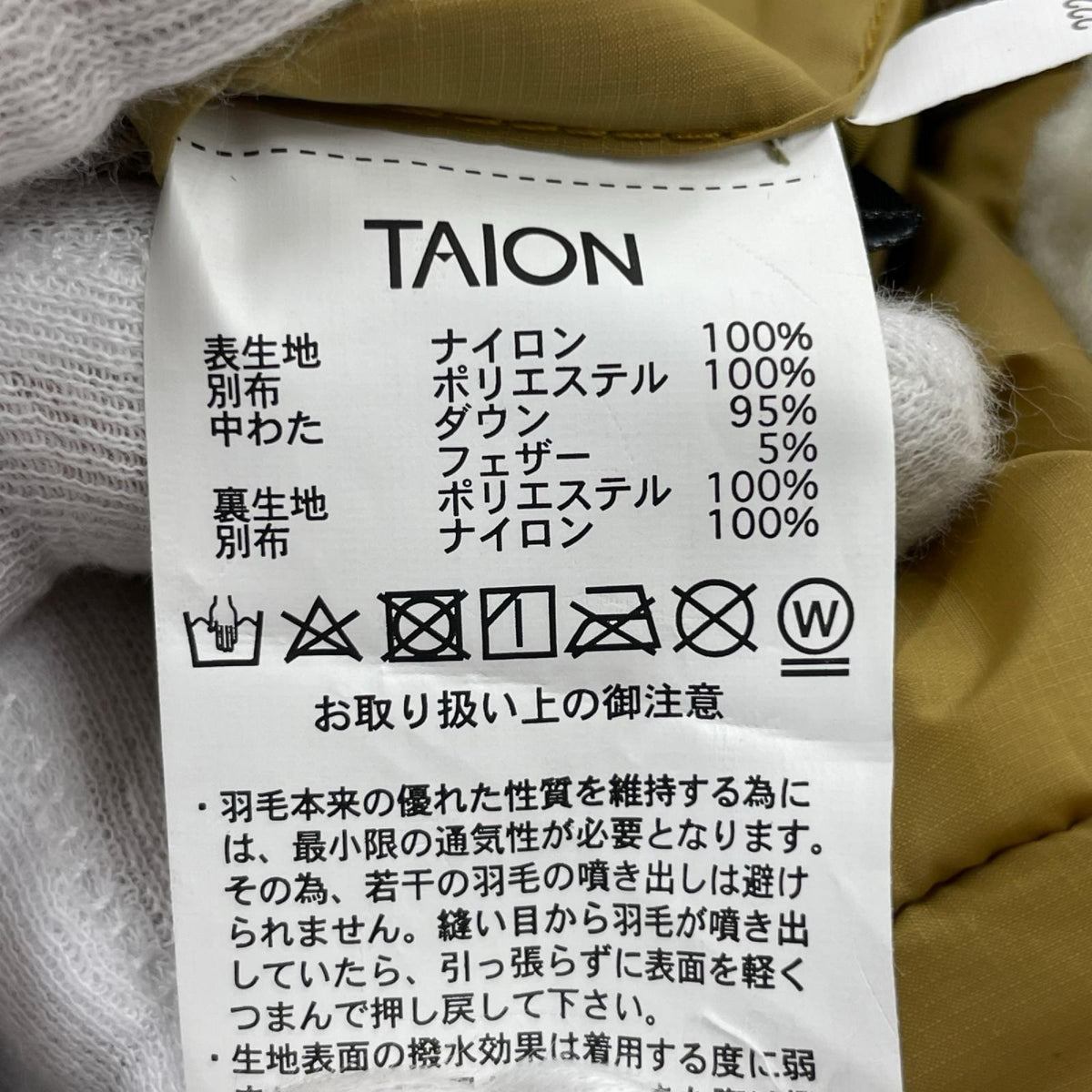 ダウンジャケット taion mountain wear ﾘﾊﾞｰｼﾌﾞﾙ