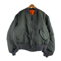 ジャケット 90s MA-1 (XL) カーキ