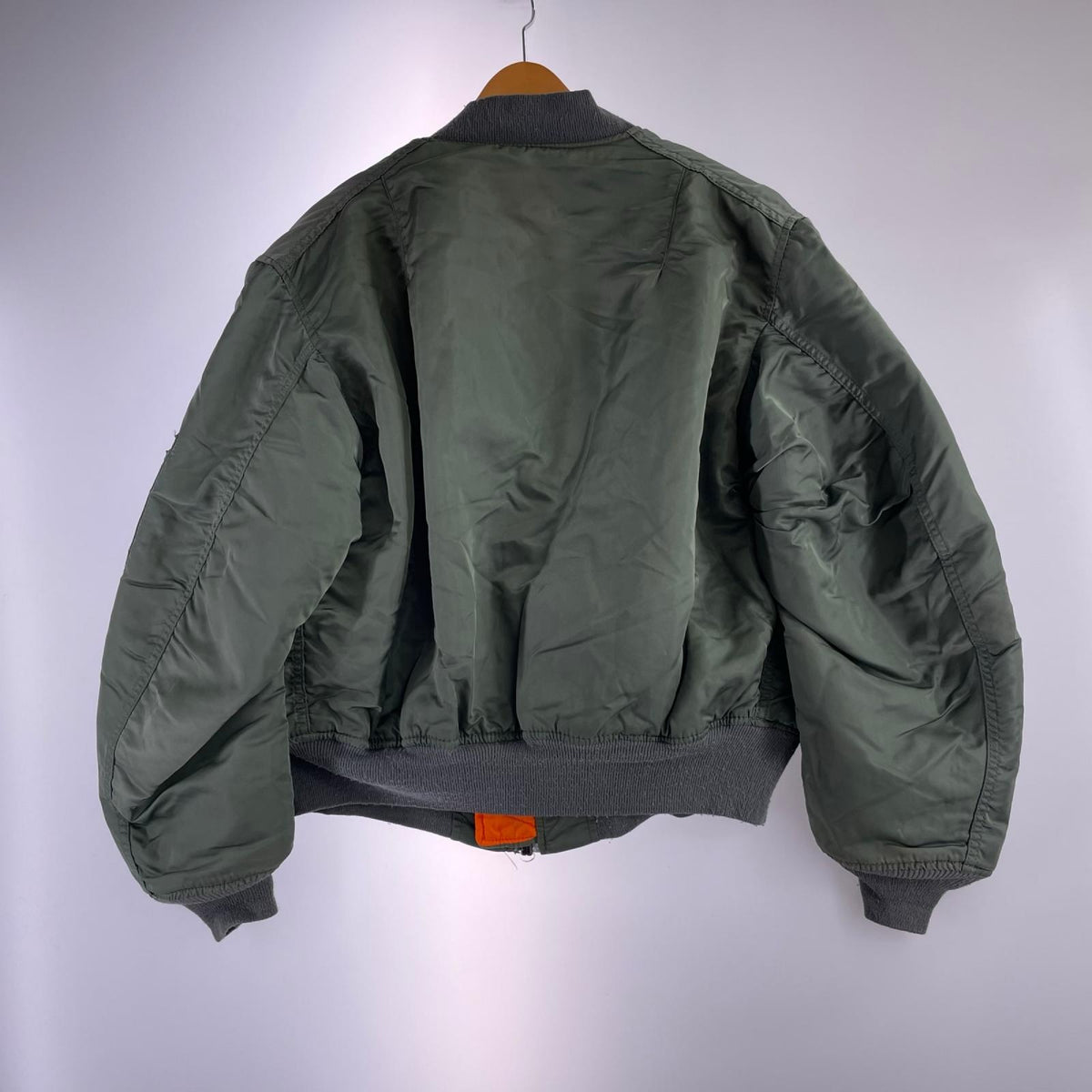 ジャケット 90s MA-1 (XL) カーキ