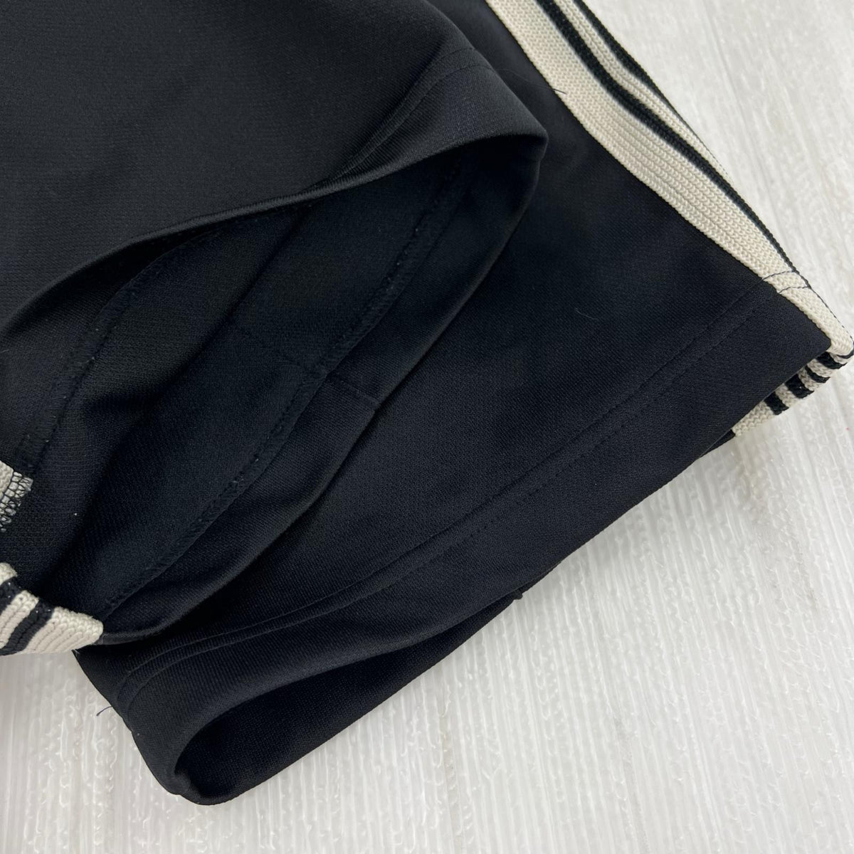 パンツ EDIFICE別注 Track Pants Poly Smooth 黒 S ブラック