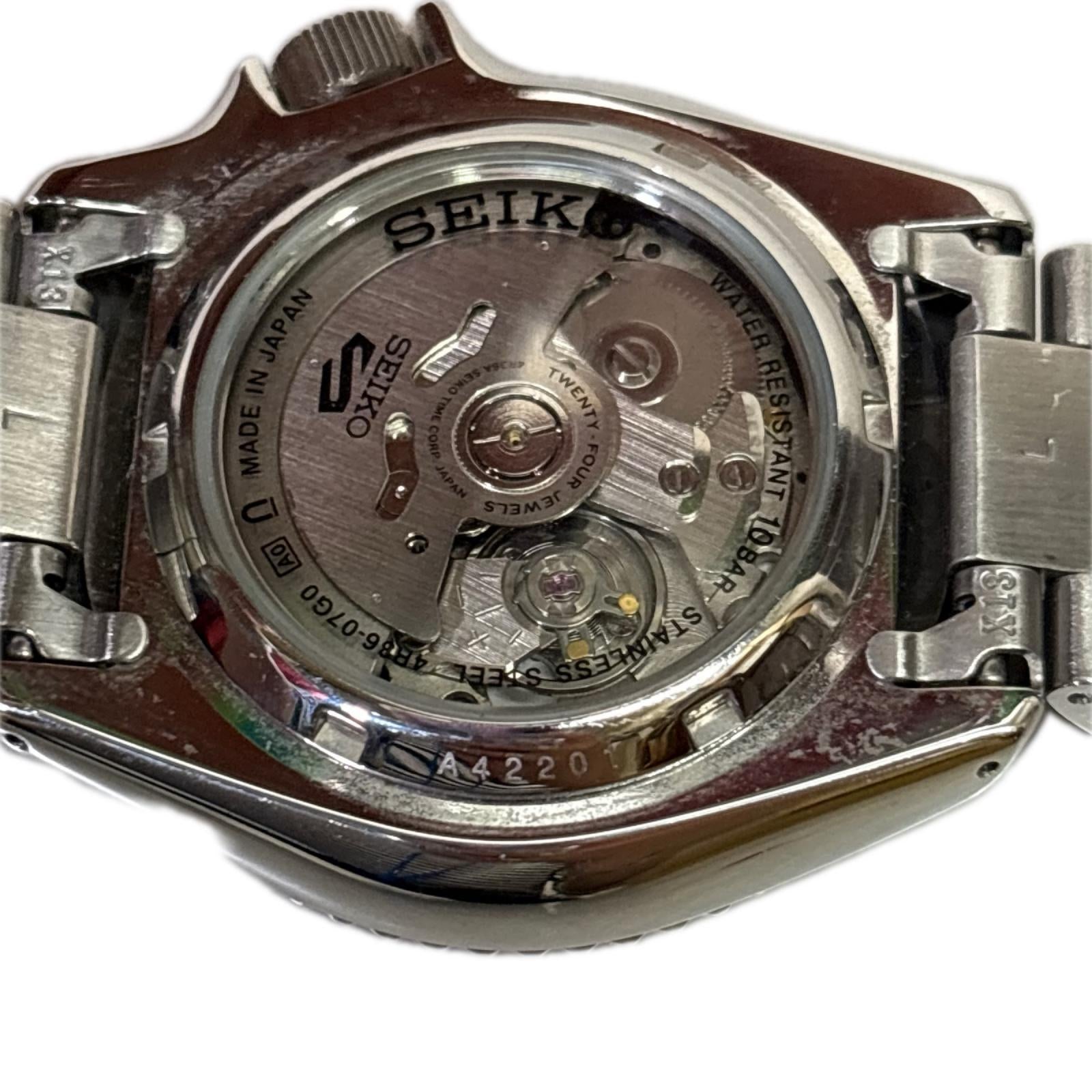 腕時計 Seiko 5 Sports SBSA003 自動巻き シルバー