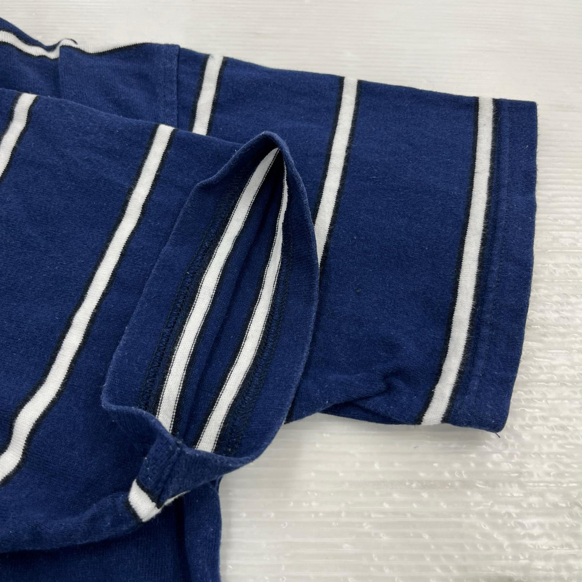 半袖Ｔシャツ NIKE ｾﾝﾀｰｽｳｫｯｼｭ ﾎﾞｰﾀﾞｰTee 紺 (M) M ネイビー