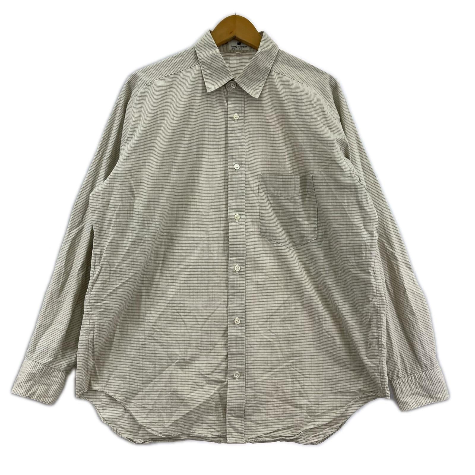長袖シャツ ISSEY MIYAKE 80~90s I`M ISSEY MIYAKE L/Sﾁｪｯｸｼｬﾂ (M) M