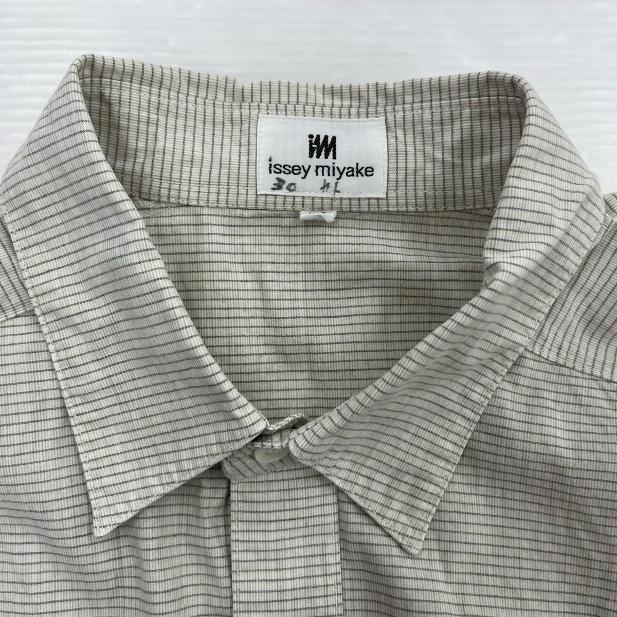 長袖シャツ ISSEY MIYAKE 80~90s I`M ISSEY MIYAKE L/Sﾁｪｯｸｼｬﾂ (M) M