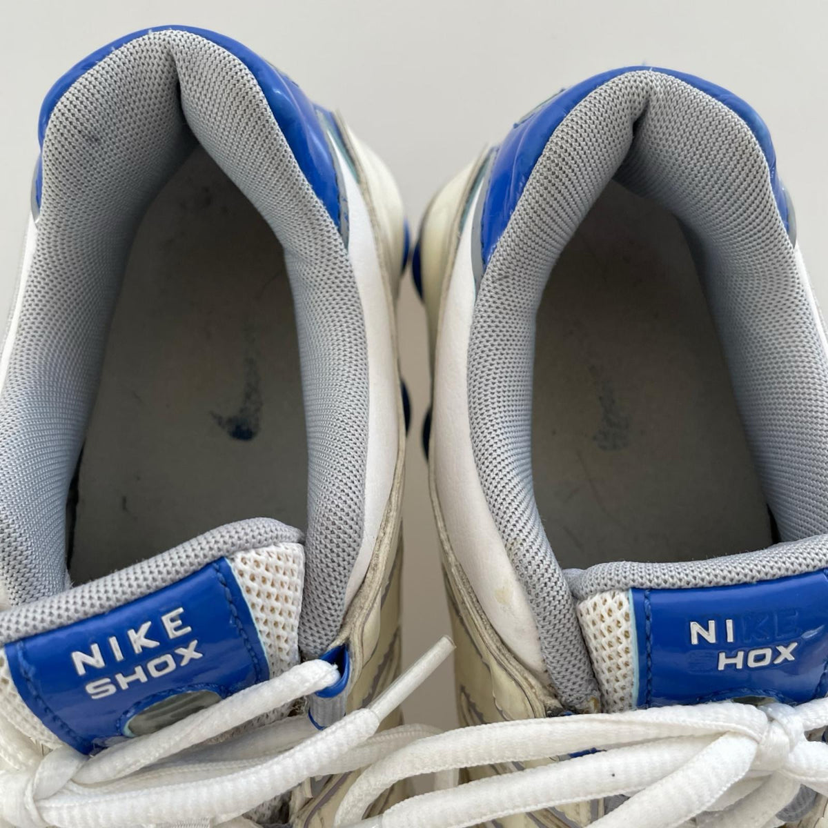 スニーカー Nike Shox NZ 378341-140 白×青 (28) 28cm (US10 UK9 1/2 EU46) ホワイト